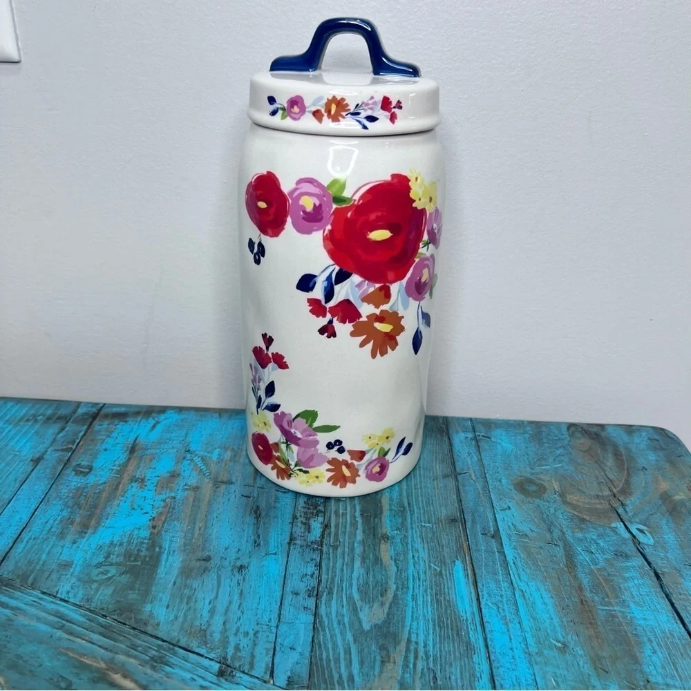 Paris Floral Collections Floral Canister Dimply - Picture 2 of 8